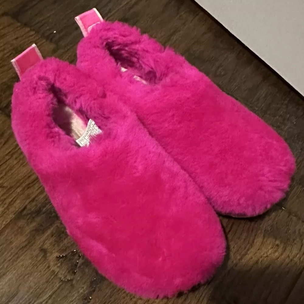 UGG Classic Cozy Bootie Shearling Clog Slipper Womens size 5 Pink